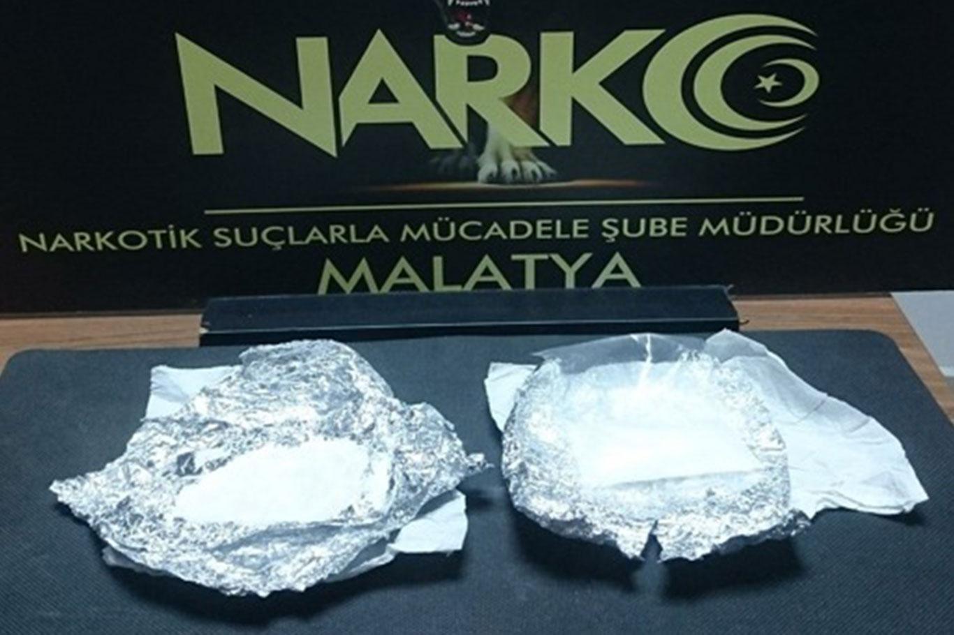 Malatya'da uyuşturucudan 2 kişi tutuklandı